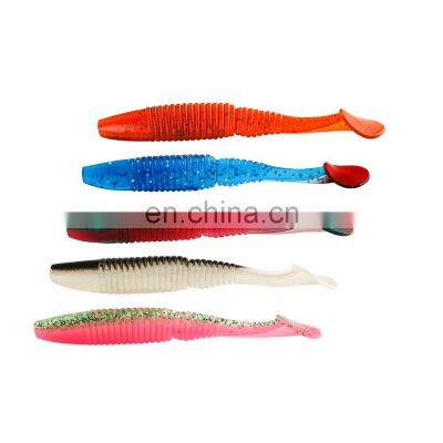 JOHNCOO Fishing Lure Soft Bait 110mm 8.4g 6pcs Artificial Baits Wobblers Minnow Sea Soft Lures Bass Lures Pike Trout