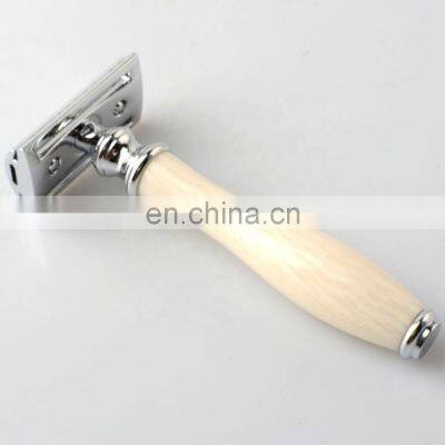 Best Barber Shop de China Mens Chrome Shaving Foshan Kinghood Safety Shaving Reusable Metal Double Edge Razor photo-2