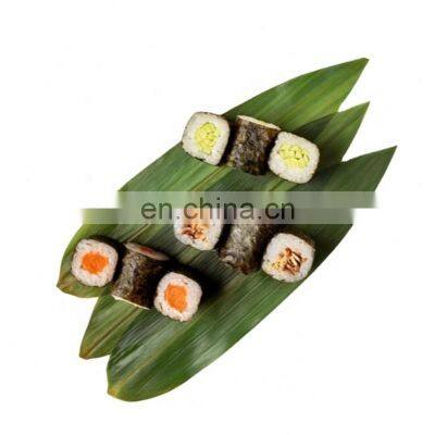 China wholesales wonderful fresh bamboo leaves for sushi decoration