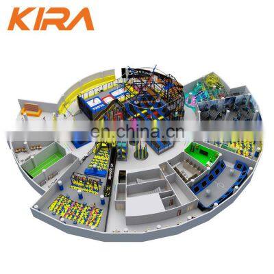 Commercial Kids Bungee Trampoline Park For Commercial Center photo-4