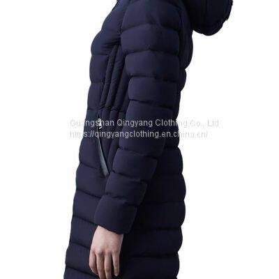 2023 NEW CUSTOM WOMEN BELTED WINTER PARKA OVERCOATS PLUS SIZE WOMEN DOWN PADDED PUFFER JACKETS photo-2