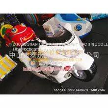 Guangdong Zhongshan Tai Le Play Indoor and Outdoor Waterproof 3-seat Parent-child Rocking Machine Rocking Car Children's Police Car Rocking Music Supermarket Coin Self-service photo-5