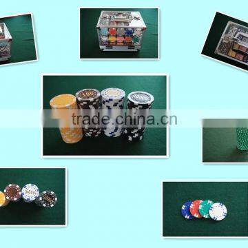 ABS plastic poker chip set