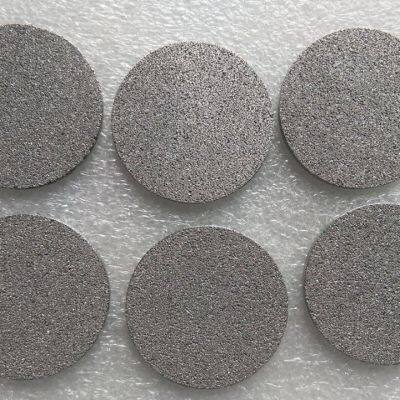 1mm Thickness Titanium Sintered Metal Porous Filter Plate Porous Titanium Filter Powder Metallurgy Filtration PEM Electrolysers photo-3