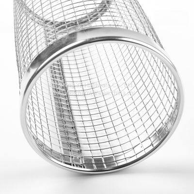Kitchen Accessories Home and Kitchen Gadgets Rotisserie Basket Bbq Grilling Accessories Outdoor Camp Round Bbq Grill Basket photo-4