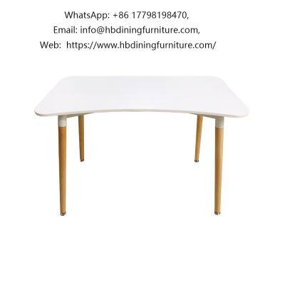 wooden Legs MDF study Side Tables