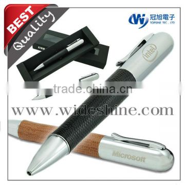 best selling products ! leather ballpoint pen drive with custom logo pen