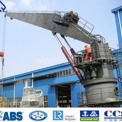 20/30Ton  Hydraulic Stiff  Straight  Arm Boom Crane for Deck with Aerial Work Platform for Cheap Price