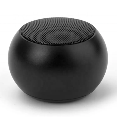 Custom handmade Mini Metal Style Portable Good Sound Bluetooth TWS Subwoofer Mini Wireless Bluetooth Speaker