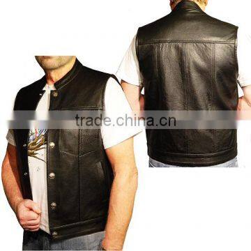 Fashionable leather vests