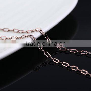 Coffee Gold Plated Decorative Long Chain Link Chain Jewelry Chain Necklace photo-3