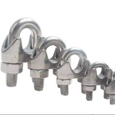 Factory Wholesales Rigging Hardware Lifting Malleable Wire Rope Clamp DIN741