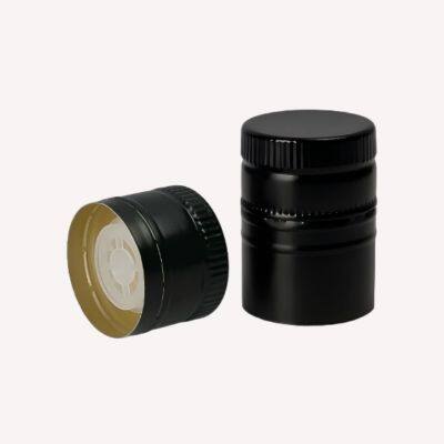Food grade 31.5mm Aluminum Olive Oil Glass Bottle Caps with Plastic Insert Pourer