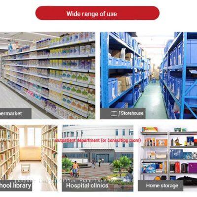 400kg Load Capacity Industrial Racking System - Warehouse Heavy Duty Storage Unit with Butterfly Hole Plug-In Design