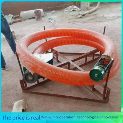 Nitrile Hose Grain Suction Machine, 100mm Soft Auger Feeder, 6-meter Long Powder and Cement Ash Suction Machine