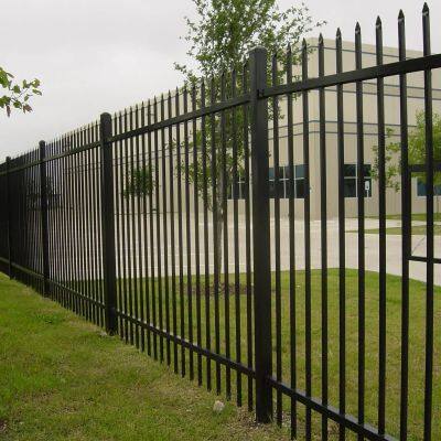 Modern Wrought Iron Aluminum Fence Panels for Contemporary Outdoor Spaces