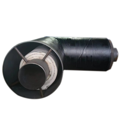 Steel jacket steel insulation elbow