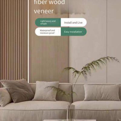 Декоративная панель из твердого дерева на основе бамбуковых и древесных волокон, 1,22 метра, специально разработанная для внутренних стен, экологически чистая и без покраски панель для стен