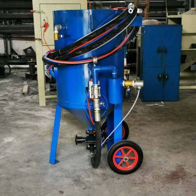 Bingteng Machinery Outdoor Mobile Sandblasting Tank for Steel Structure Surface Paint Removal and Refurbishment