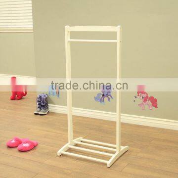 Clothes wooden rack for kids cloth dry rack clothes dry hanger