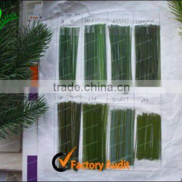 Plastic Artificial PVC Pine Needles for Christas Tree ( Any color and Dia can meet )