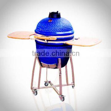 Outdoor kitchen 18 inch ceramic kamado charcoal BBQ grill