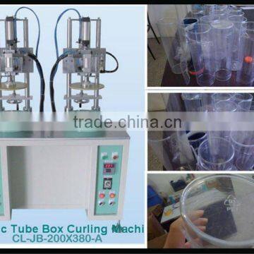 Plastic PVC PET Cylinder Curling Machine