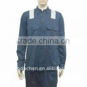 Navy blue 100% FR cotton overall workwear