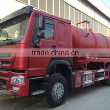 2015 hot sell new style manufacture hot selling 16CBM Sewage Suction truck with free spare part