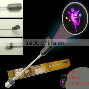 Party decoration led logo projector light ,customized design logo laser lamps for promotion