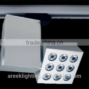 9w,18w led aluminum track light manufacture showcase spot light
