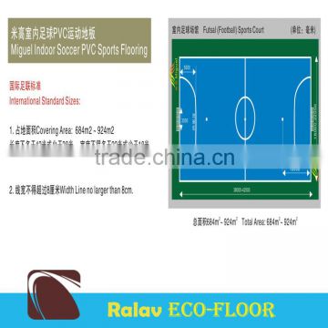 Hot Selling Ralav Indoor Futsal Football Flooring