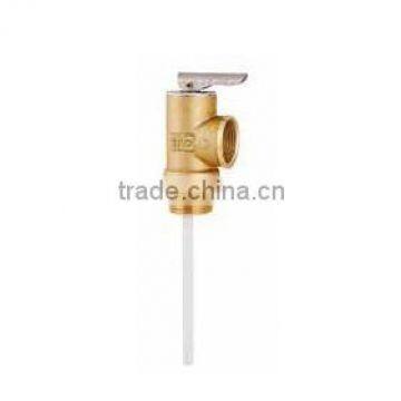 Temperature and pressure relief valve