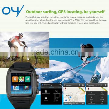 hot selling consumer electronics android 4.4 smart watch bluetooth watch phone for mobile phone