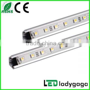 U-shape & V-shape High Brightness Aluminium Bar LED Rigid Strip / LED Rigid Bar high power led rigid strip