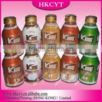 Bottled beverage PVC shrink sleeve