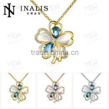 Wholesale alibaba gold plated flower shape necklace