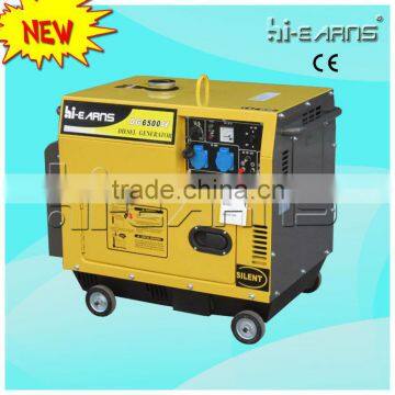 air cooled single phase Silent Diesel Genset 5KVA with overloaded protection