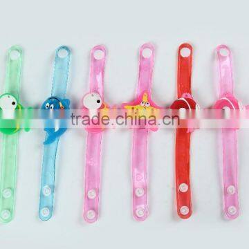 Sea World life cartoon lovely 3D design flashing bracelet children gifts