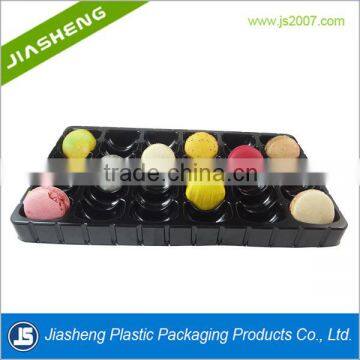 36 pcs plastic macarons packaging boxes