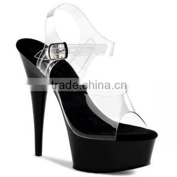 Latest Transparent Pole Dance Shoes Extoic Gladiator Shoes Ladies Sexy Party Clubbing Heel Shoes Elegant Formal Dress Shoes