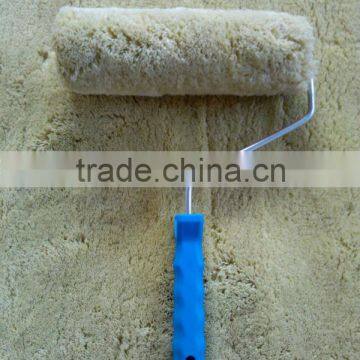 Paint roller fabric - green woven polyamide paint roller fabric