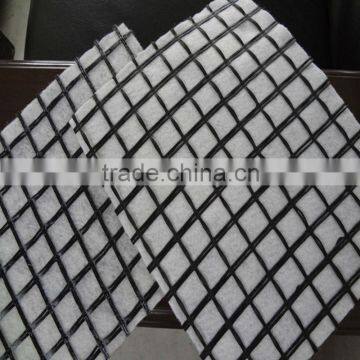 warp-knitting woven geogrid geotextile for gravel stabilization