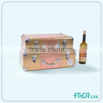 Cheap Metal Fashion Design Leather Travel Jewelry And Tool Box