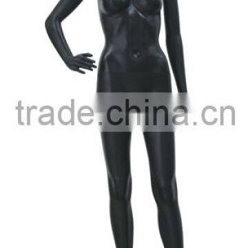 Matt Black Female Mannequin Fashion Tall With Make up Factory photo-2