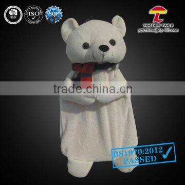 cheap PAH hot water bag with toy cover white bear