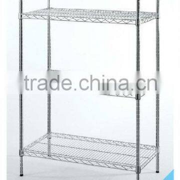 2013 Hot Selling 4-tier Chrome Adjuatable Metal Wire rack