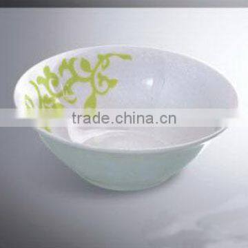 5" white porcelain salad bowl