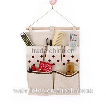 Durable Wall Decorative Fabric Hanging Bag With Pocket photo-4