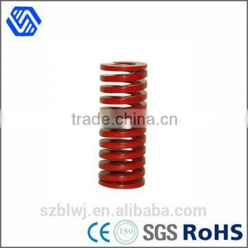 red spray high tension flat coil helical spring